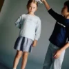 Kombiniertes Sweatshirtkleid Kombiniertes Sweatshirtkleid