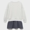 Kombiniertes Sweatshirtkleid Kombiniertes Sweatshirtkleid