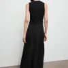 Kombiniertes Webkleid mit Gürtel Kombiniertes Webkleid mit Gürtel