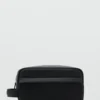 Kosmetiktasche mit Reißverschluss und Noppenstruktur