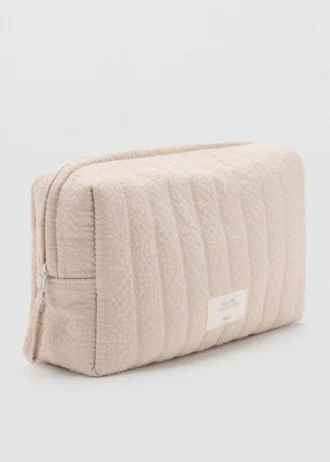 Kosmetiktasche mit Struktur