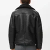Kunstleder-Fleecejacke Kunstleder-Fleecejacke