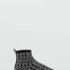 Kunstleder-Stiefeletten mit Ösen