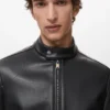 Kunstlederjacke mit Reißverschluss Kunstlederjacke mit Reißverschluss