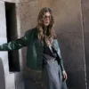 Kunstlederjacke mit Taschen