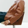 Kunstlederjacke mit Taschen