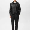 Kunstlederjacke mit Taschen Kunstlederjacke mit Taschen