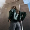 Kunstlederjacke mit Taschen