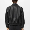 Kunstlederjacke mit Taschen Kunstlederjacke mit Taschen