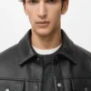 Kunstlederjacke mit Taschen Kunstlederjacke mit Taschen