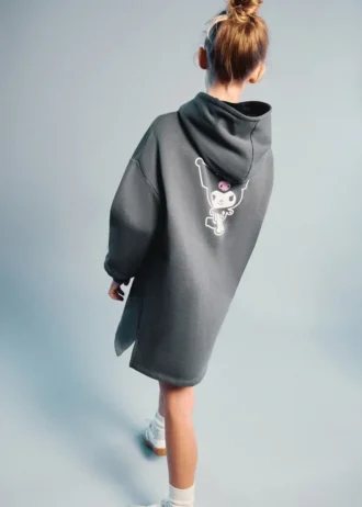 Kuromi Sweatshirt-Kleid