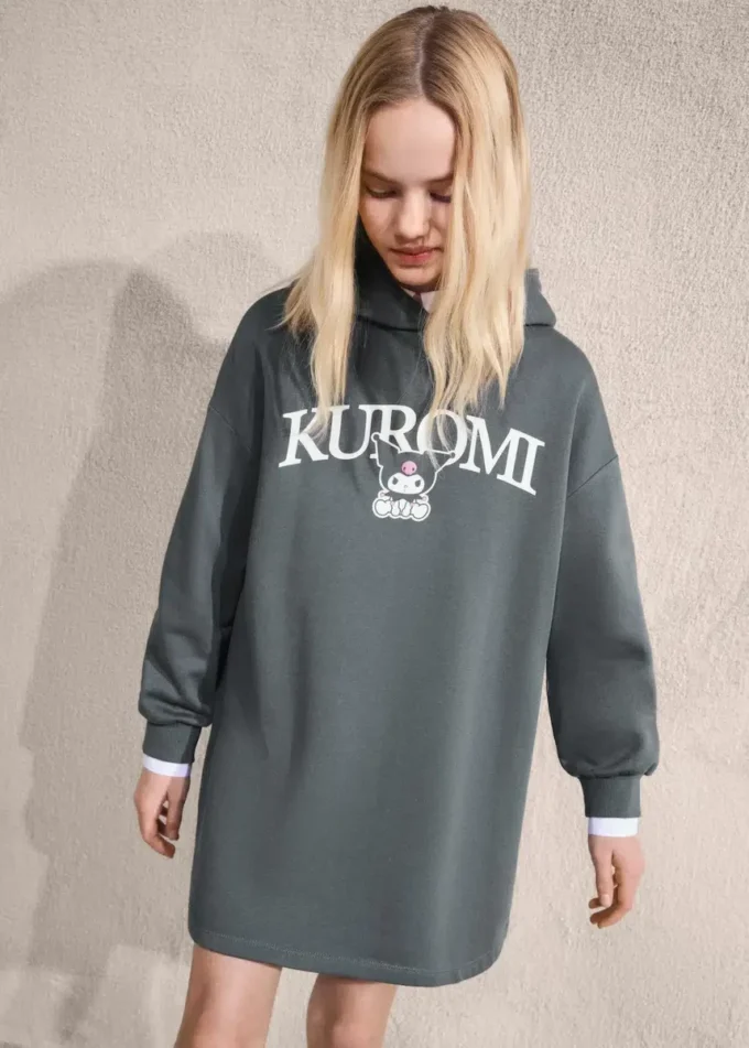 Kuromi Sweatshirt-Kleid Kuromi Sweatshirt-Kleid
