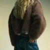 Kurze Jacke aus Kunstfell Kurze Jacke aus Kunstfell