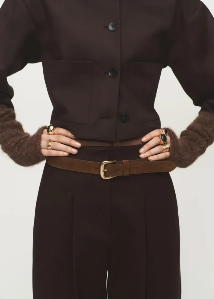 Kurze Jacke mit Taschen Kurze Jacke mit Taschen