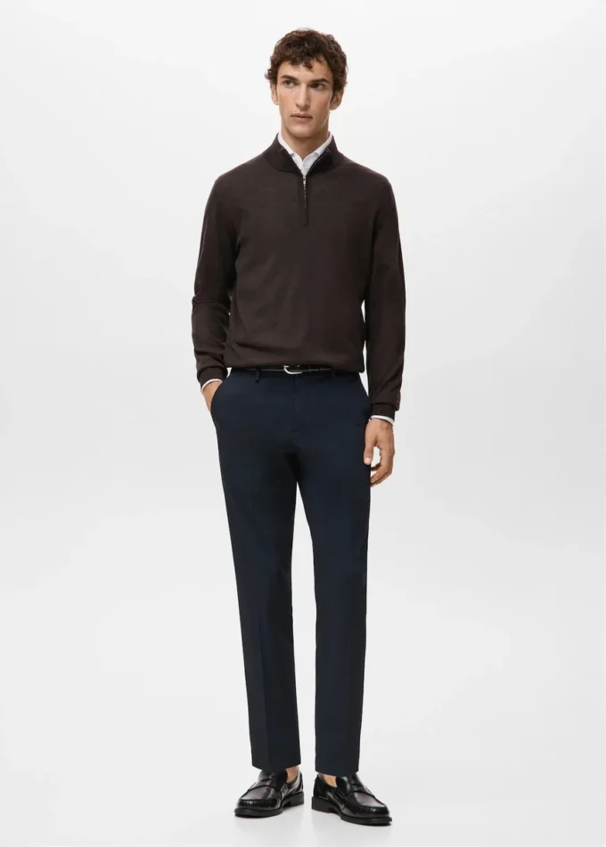 Kurze Slim-Fit-Hose „Bologna”