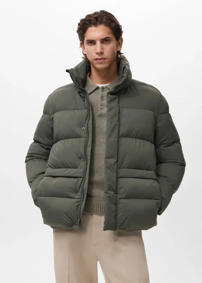 Kurze wasserabweisende Pufferjacke Kurze wasserabweisende Pufferjacke