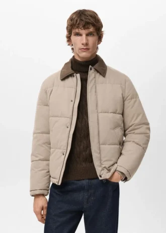Kurze wasserabweisende Pufferjacke