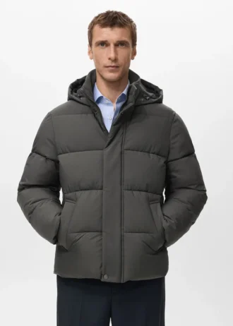 Kurze wasserabweisende Pufferjacke