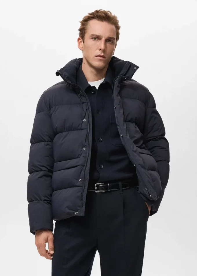 Kurze wasserabweisende Pufferjacke