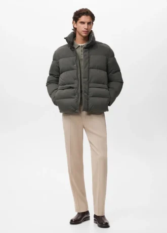 Kurze wasserabweisende Pufferjacke