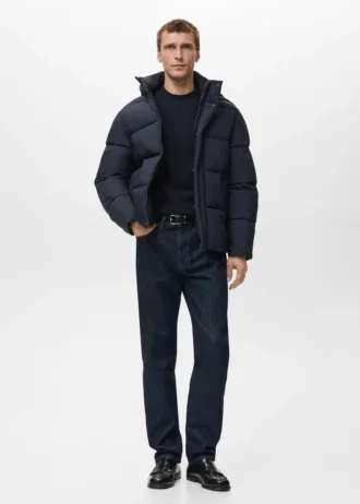 Kurze wasserabweisende Pufferjacke