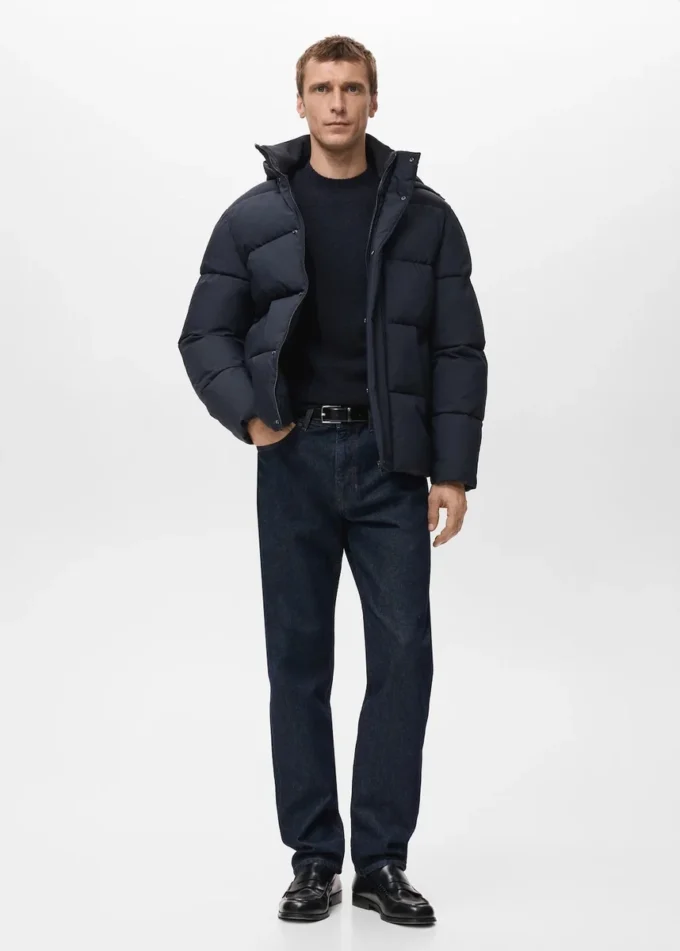 Kurze wasserabweisende Pufferjacke Kurze wasserabweisende Pufferjacke