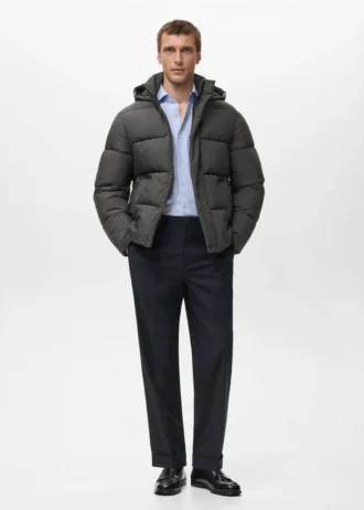 Kurze wasserabweisende Pufferjacke