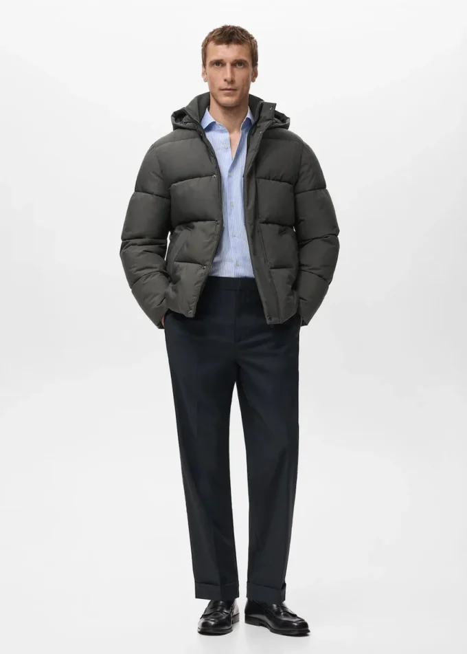 Kurze wasserabweisende Pufferjacke Kurze wasserabweisende Pufferjacke