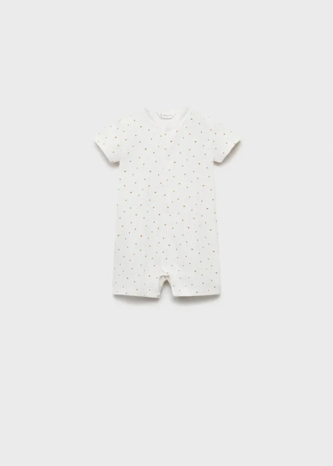 Kurzer Baumwollpyjama