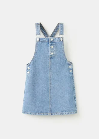 Kurzer Jeans-Latzrock Kurzer Jeans-Latzrock