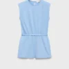 Kurzer Jumpsuit im Used-Look Kurzer Jumpsuit im Used-Look