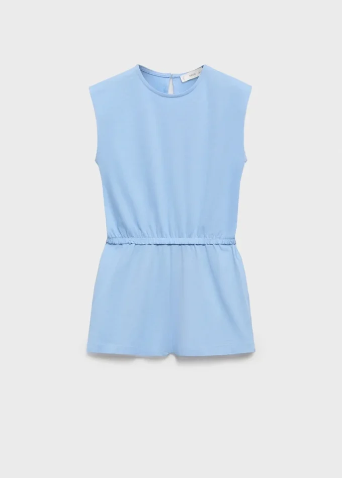 Kurzer Jumpsuit im Used-Look Kurzer Jumpsuit im Used-Look