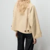 Kurzer Oversize-Trenchcoat mit Schulterklappen
