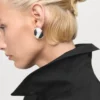 Kurzer Oversize-Trenchcoat mit Schulterklappen