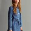 Kurzes Jeanskleid