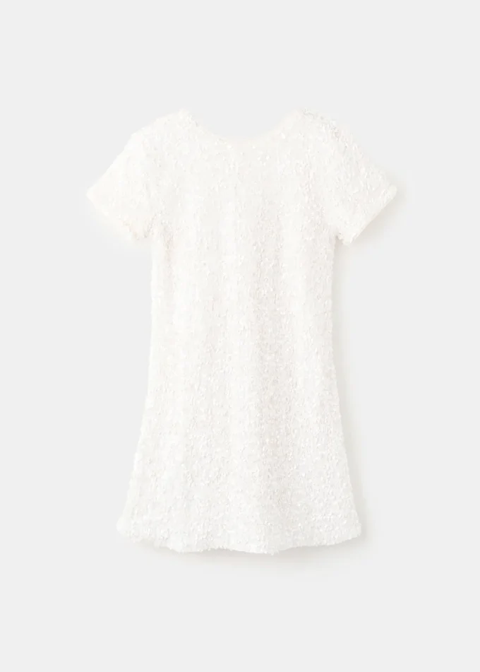 Kurzes Kleid mit Pailletten