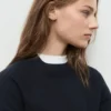 Kurzärmeliger Pullover aus Wollmischung