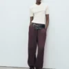 Kurzärmeliger Pullover mit Rollkragen
