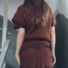 Kurzärmeliger Pullover mit Rollkragen