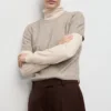 Kurzärmeliger Strickpullover