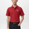 Kurzärmeliges Baumwoll-Poloshirt