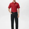 Kurzärmeliges Baumwoll-Poloshirt