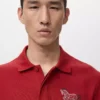Kurzärmeliges Baumwoll-Poloshirt