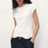 Kurzärmeliges Baumwoll-T-Shirt Kurzärmeliges Baumwoll-T-Shirt