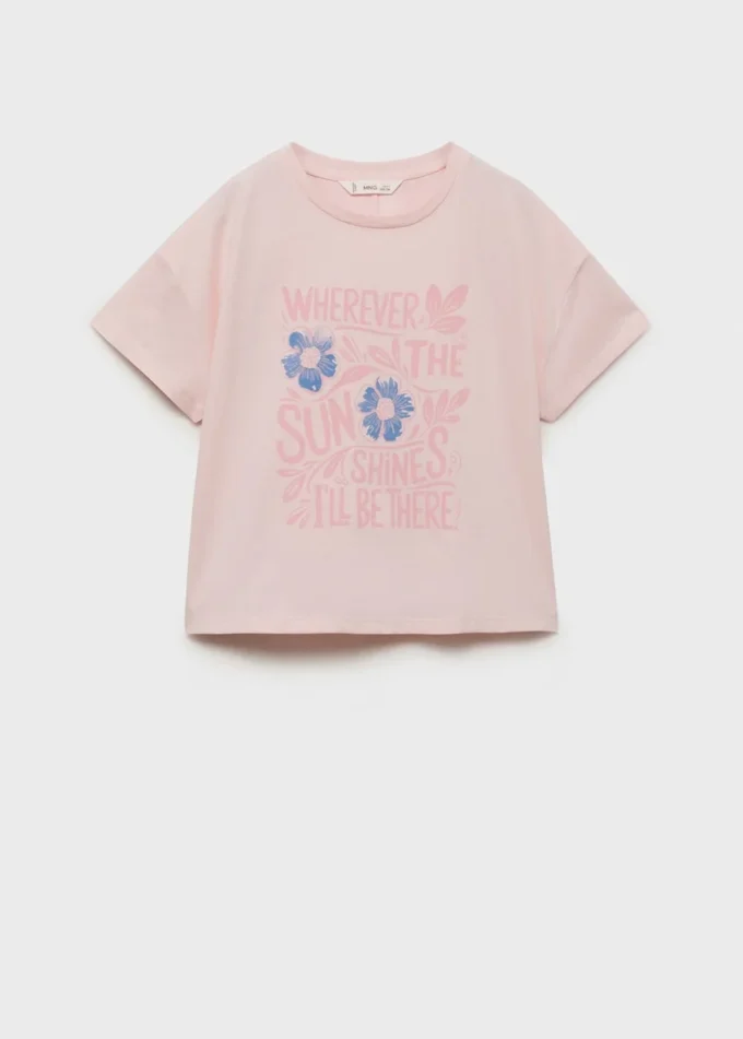 Kurzärmeliges bedrucktes T-Shirt