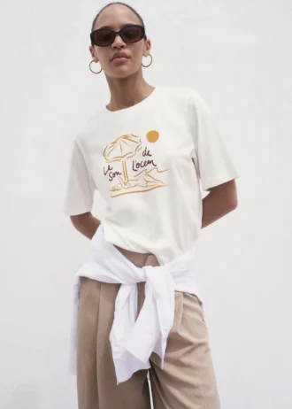 Kurzärmeliges bedrucktes T-Shirt