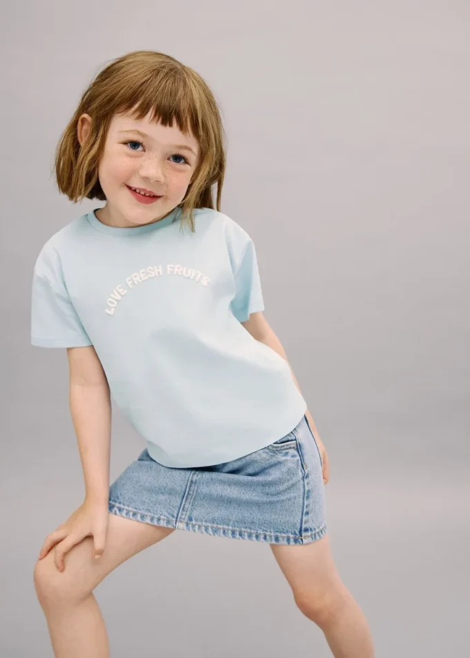 Kurzärmeliges bedrucktes T-Shirt Kurzärmeliges bedrucktes T-Shirt