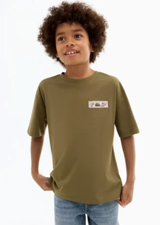 Kurzärmeliges bedrucktes T-Shirt