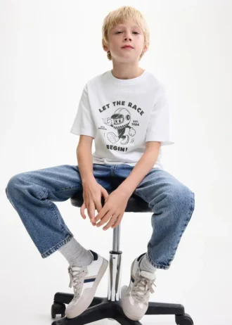 Kurzärmeliges bedrucktes T-Shirt
