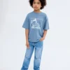 Kurzärmeliges bedrucktes T-Shirt Kurzärmeliges bedrucktes T-Shirt